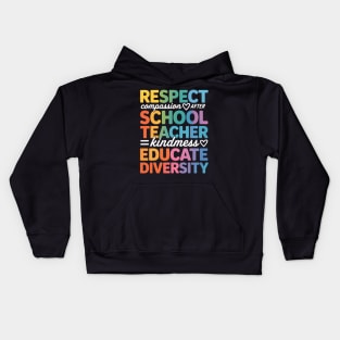 After School Teacher Appreciation Week Back to School Kids Hoodie
